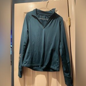 Athleta LulumonTeal strechy Pullover